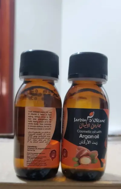 زيت الارغان المحمص من جاردن دي اوليان 60 مل اسود اولين
